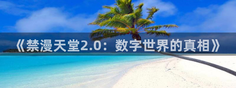 omofun 动漫：《禁漫天堂2.0：数字世界的真相》