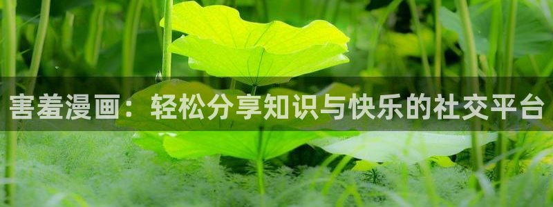 歪歪漫画地址下载：害羞漫画：轻松分享知识与快乐的社交平台